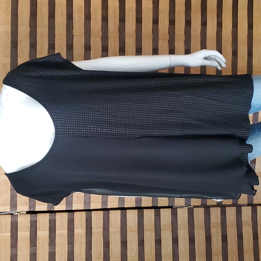 Lane Bryant Stud with Chiffon overlay one side - Picture 4 of 13